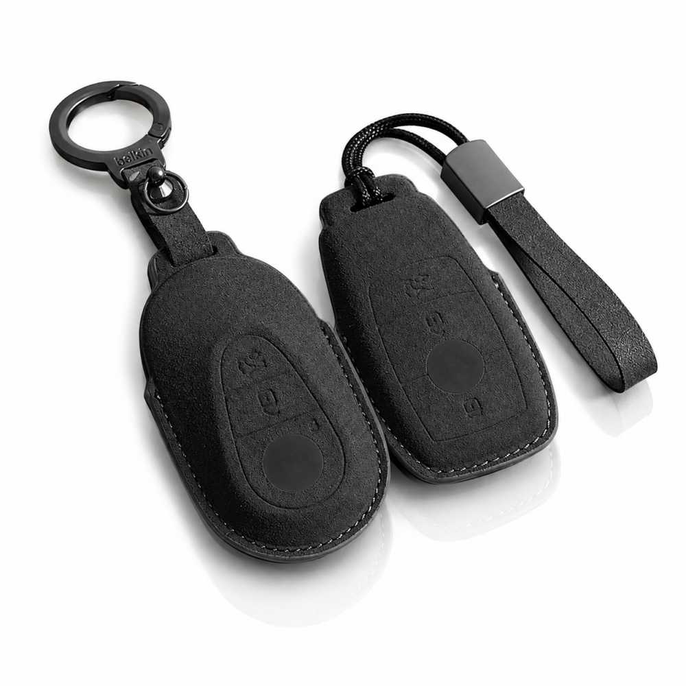 Premium Schlüsselhülle aus Alcantara für Mercedes-Benz