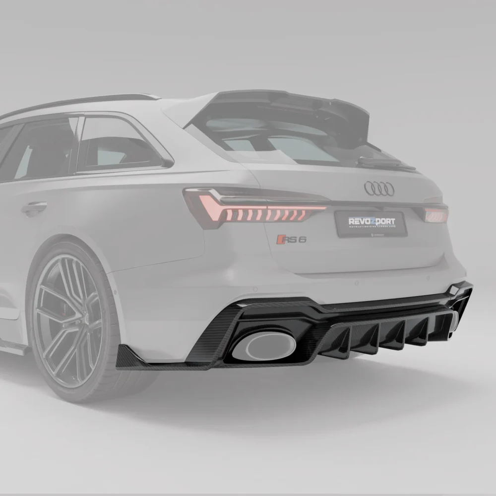 CARBONIZZE Carbon Fiber Rear Heck Diffusor für Audi RS6 C8